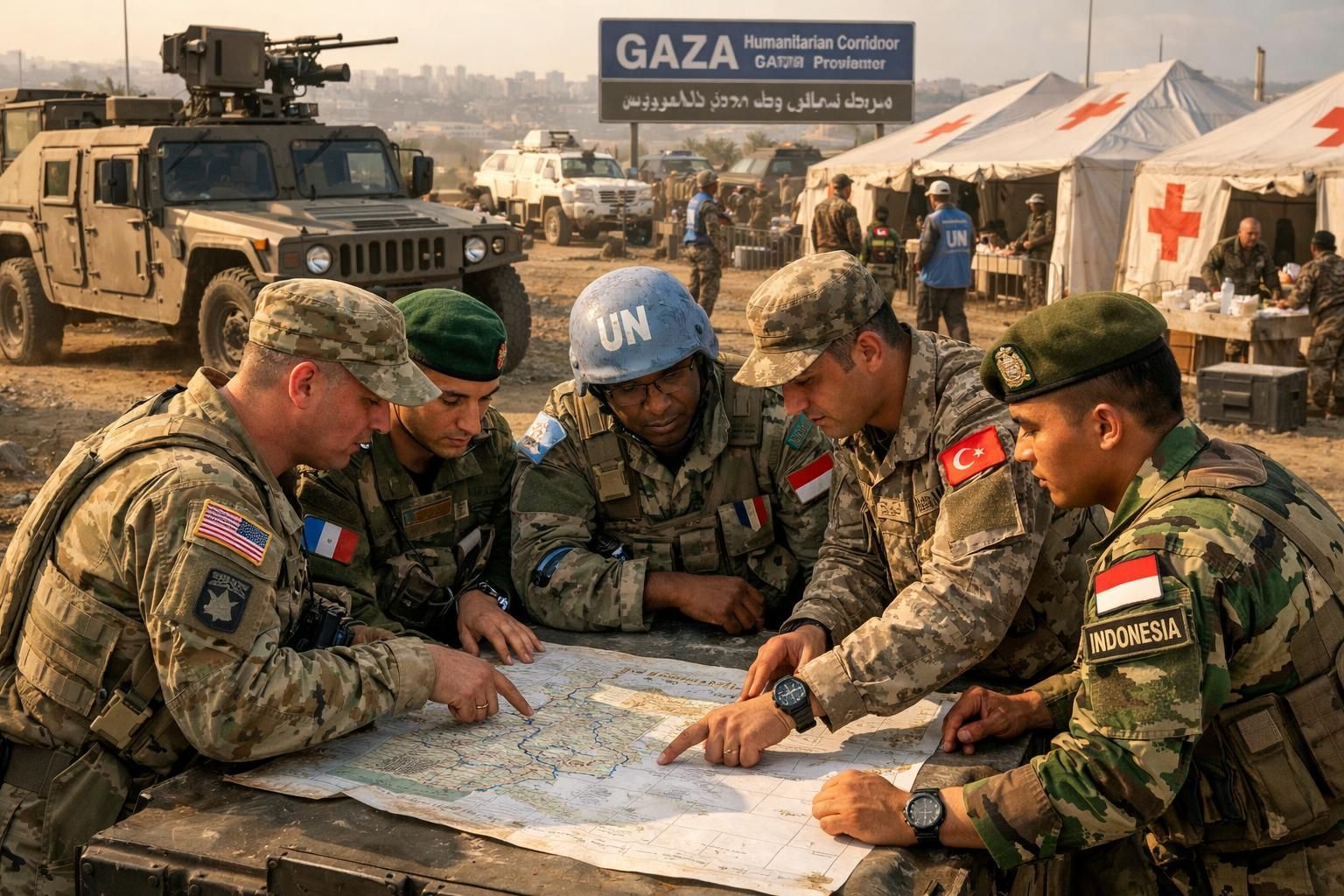 pelajari tentang isf: indonesia ditunjuk sebagai wakil komandan dan mengirim 8 ribu prajurit ke gaza untuk misi perdamaian dan kemanusiaan.