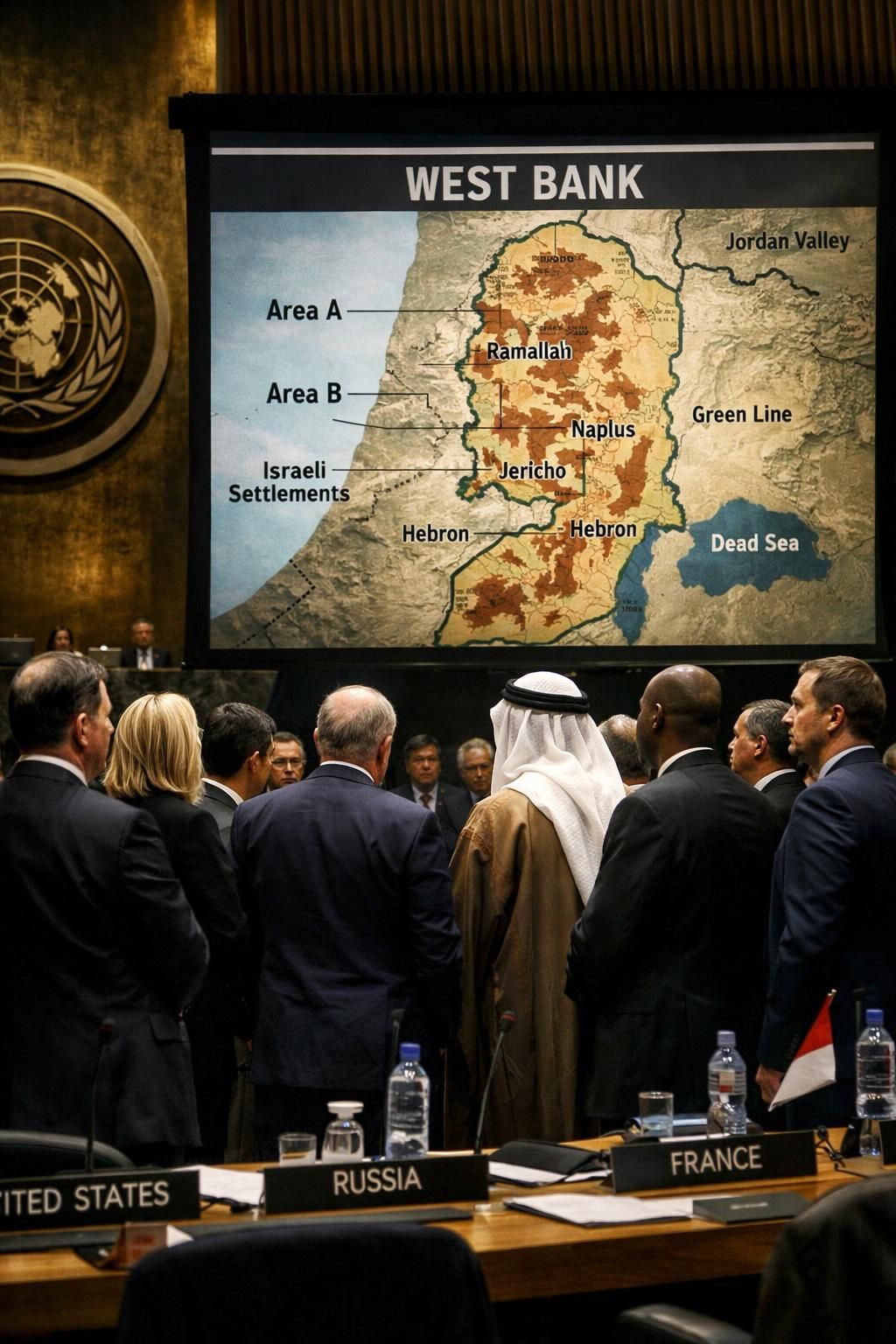 negara anggota pbb bersatu mengutuk peningkatan kekejaman israel di tepi barat, menyerukan perdamaian dan perlindungan hak asasi manusia di wilayah tersebut.