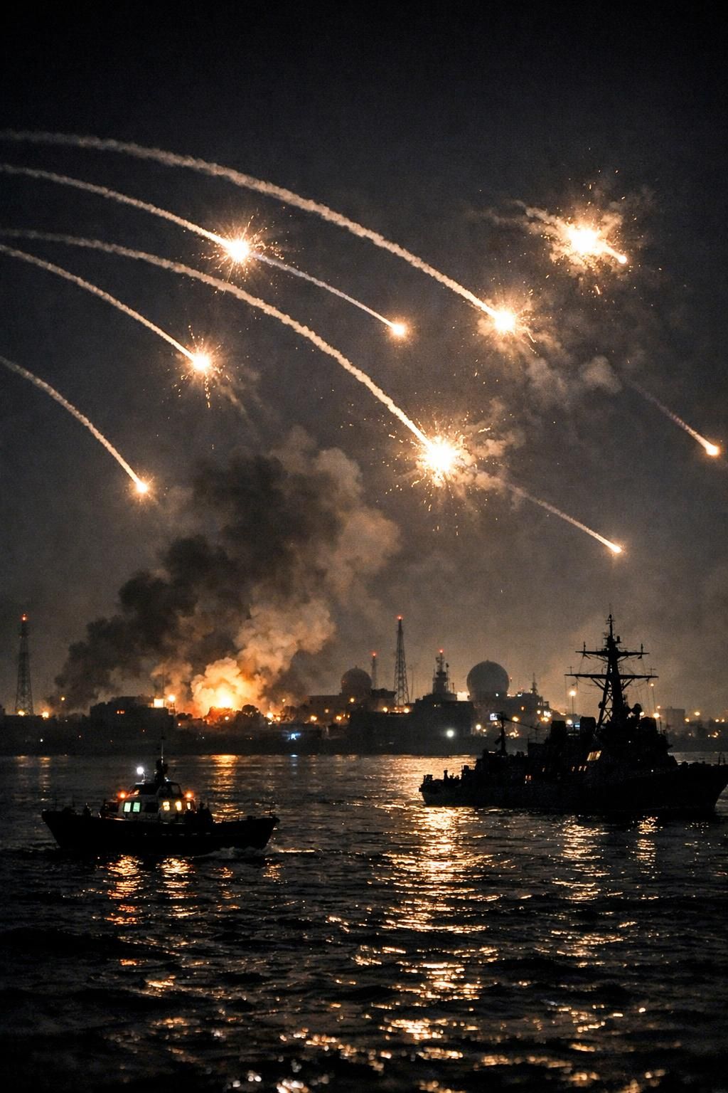 iran meluncurkan serangan terbaru, menargetkan pangkalan militer as dan israel di teluk, meningkatkan ketegangan regional.