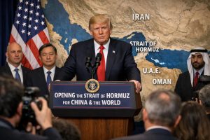 trump mengumumkan pembukaan permanen selat hormuz bagi china dan komunitas global, menandai terobosan besar dalam hubungan internasional dan perdagangan global.