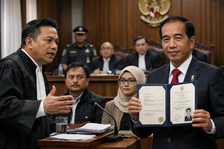 sidang roy suryo dan dr tifa segera digelar; pengacara mengungkapkan bahwa pak jokowi siap memperlihatkan ijazahnya sebagai bagian dari proses hukum.