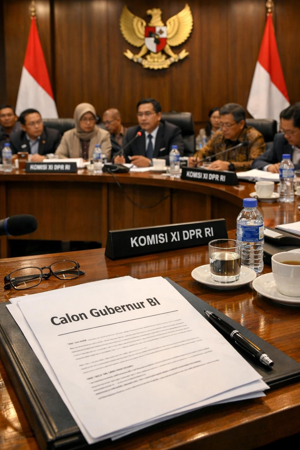 komisi xi dpr menunggu kepastian dari prabowo mengenai calon pengganti perry warjiyo sebagai gubernur bi, untuk memastikan kelancaran transisi kepemimpinan.