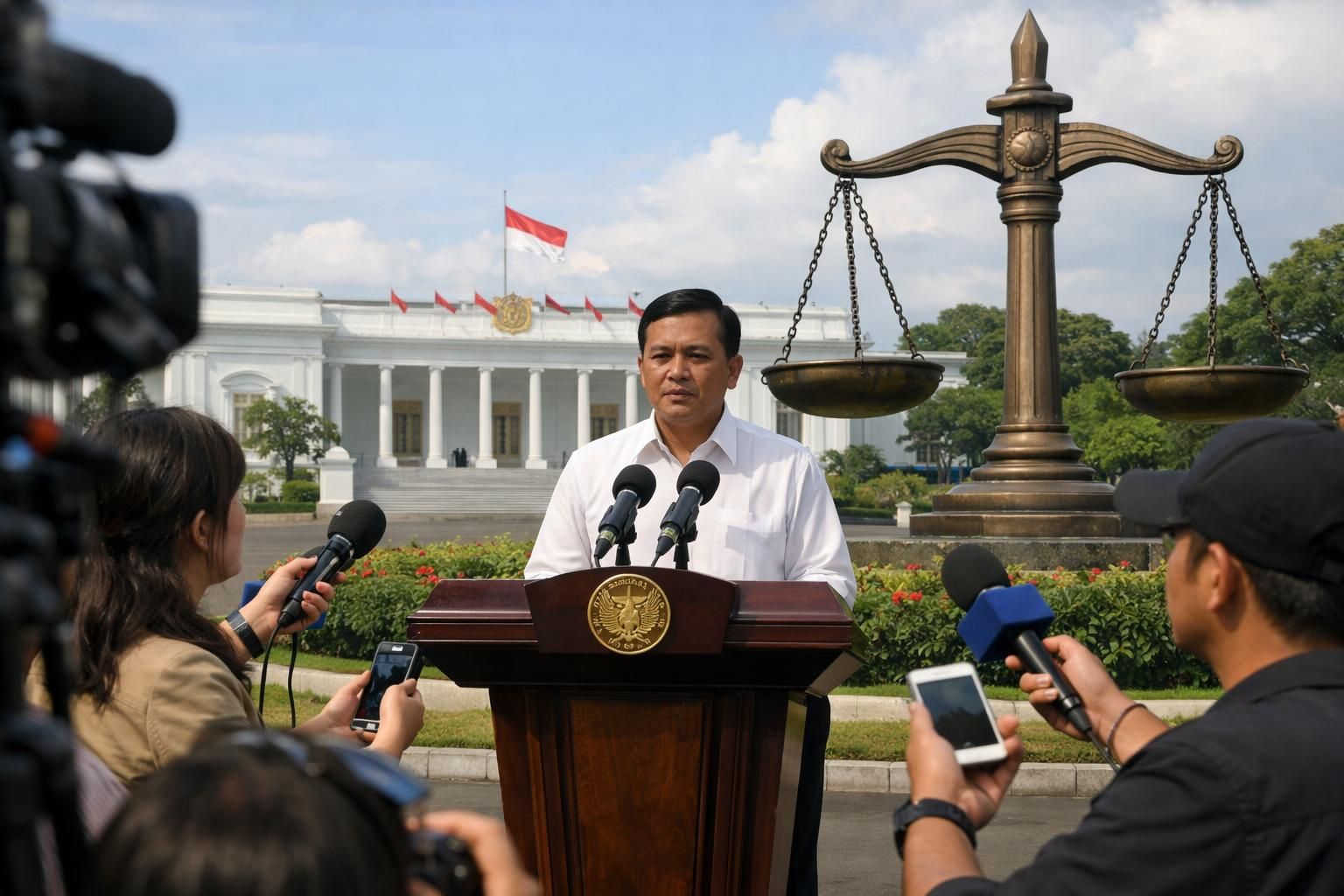 mensesneg meminta hotman untuk tidak mengaitkan kasus febrie adriansyah dengan presiden, menegaskan pentingnya memisahkan isu hukum dari kepentingan politik.