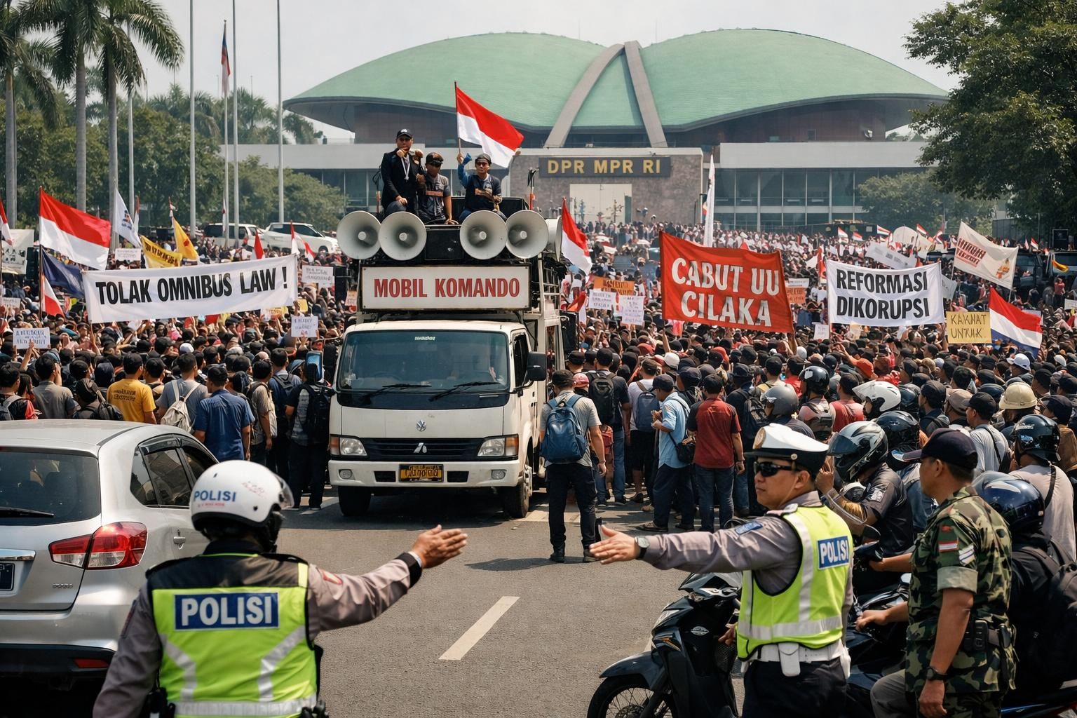 informasi lengkap jadwal demo besar di dpr pada 27 agustus dan tuntutan dari 4 kelompok massa yang akan berpartisipasi. dapatkan detail terbaru hanya di afu.id.